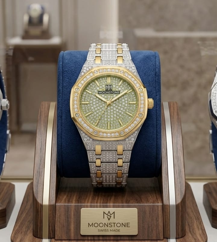 Moonstone Golden Girls Watch Elegant Luxury Design