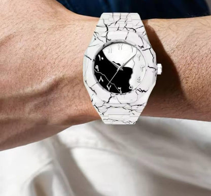 White Arabic Ora Watch Elegant White Dial
