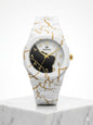White Arabic Ora Watch Elegant White Dial