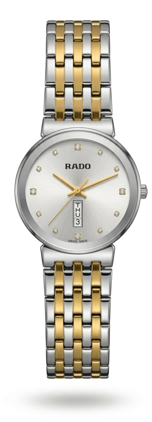 Rado White Dial Luxury Watch Elegant Stainless Steel Premium Design