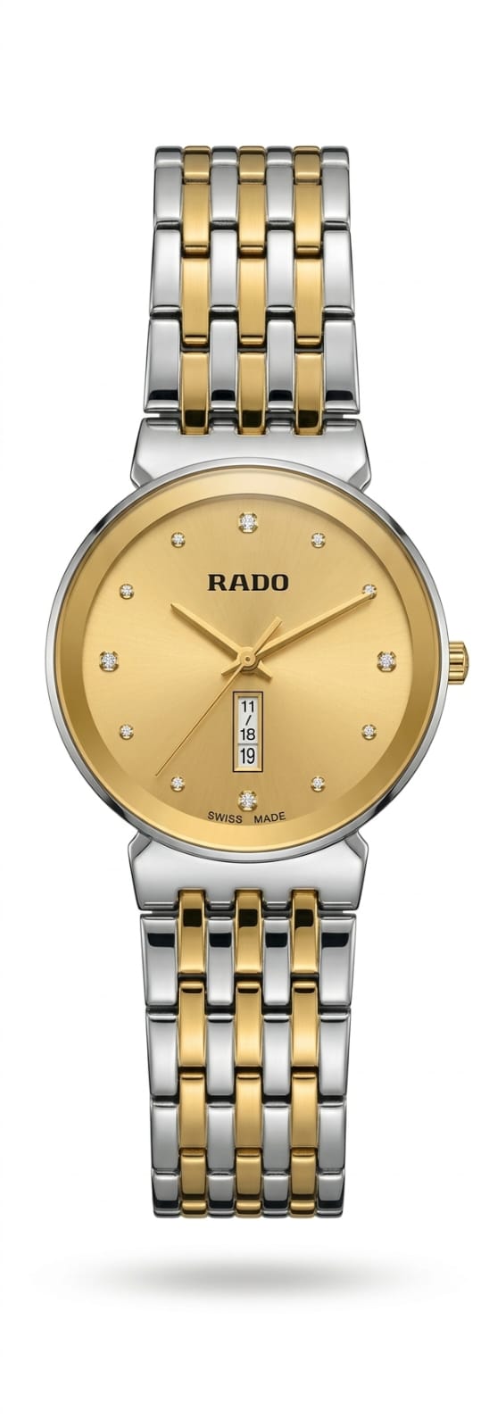Rado Golden Color Luxury Watch  Premium Stainless Steel Elegant Design