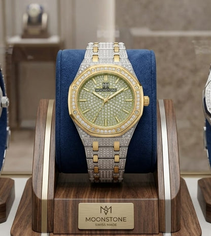 Moonstone Golden Girls Watch Elegant Luxury Design
