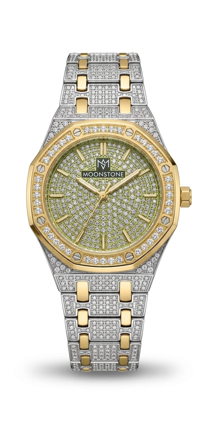 Moonstone Golden Girls Watch Elegant Luxury Design