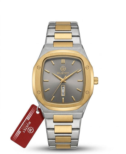 Rustet Signature Two Tone Gold & Silver