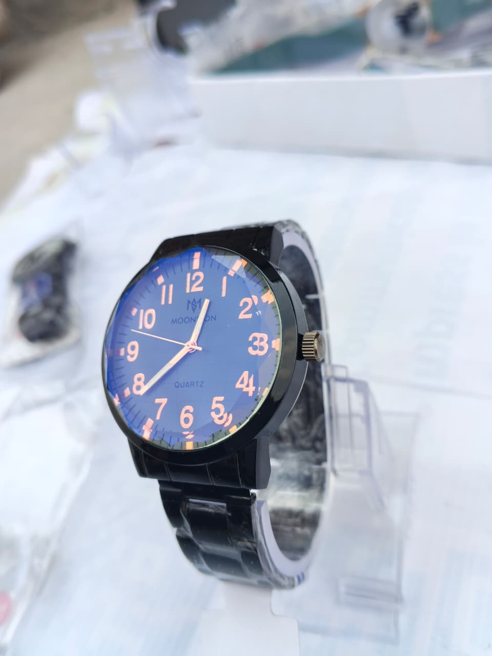 Stainless Black Curv Glass