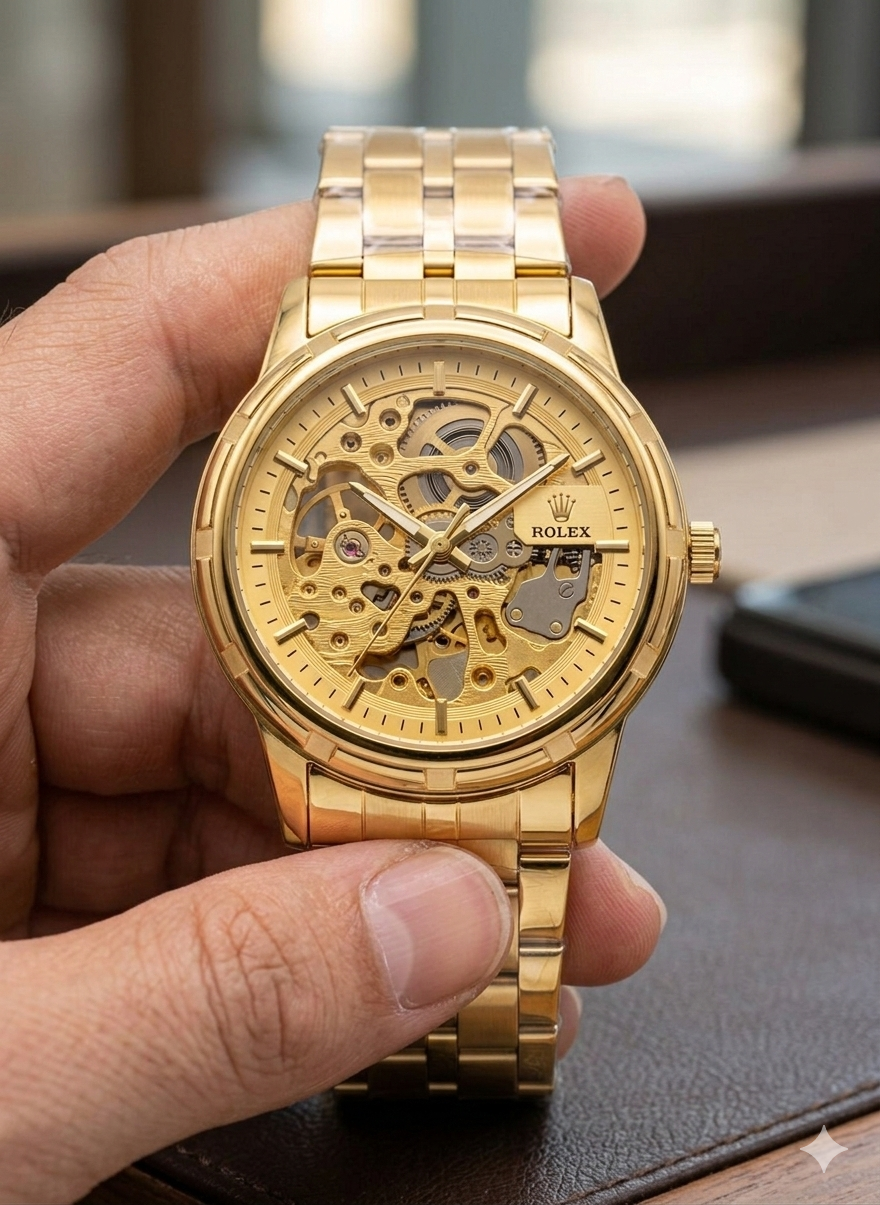 Rolex Automatic Luxury Watch Stainless Steel