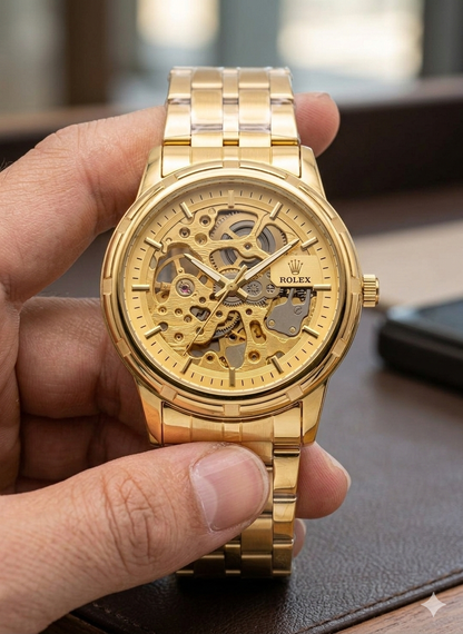 Rolex Automatic Luxury Watch Stainless Steel